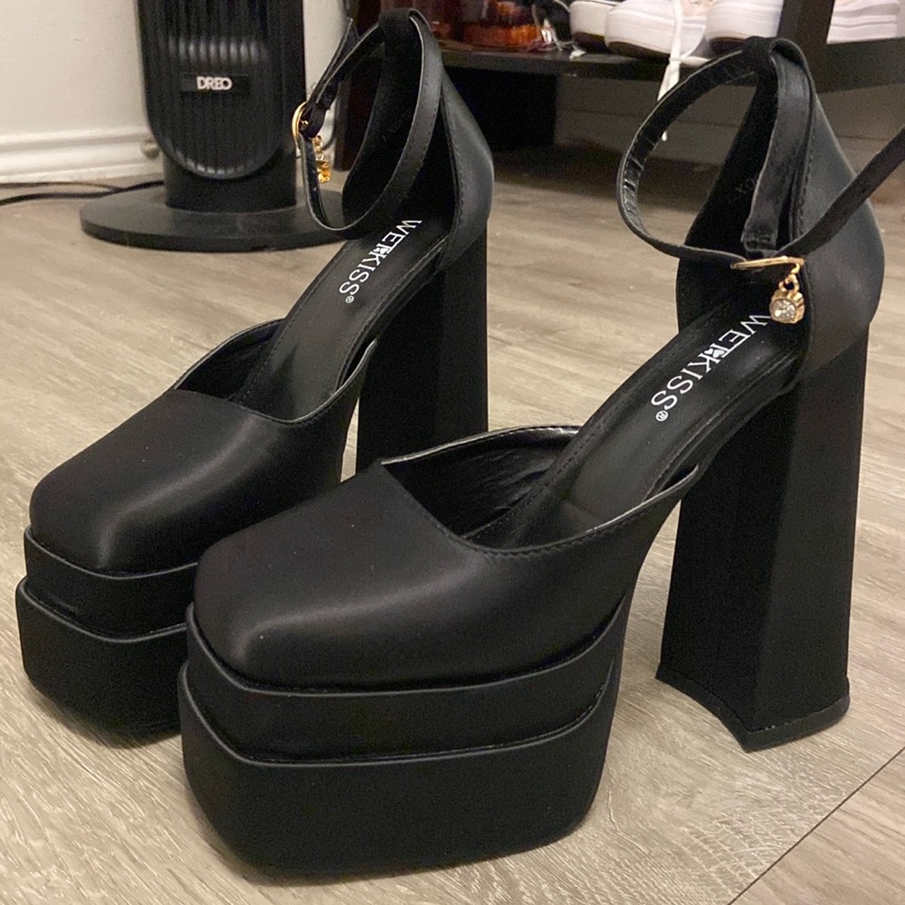 WetKiss platform heels